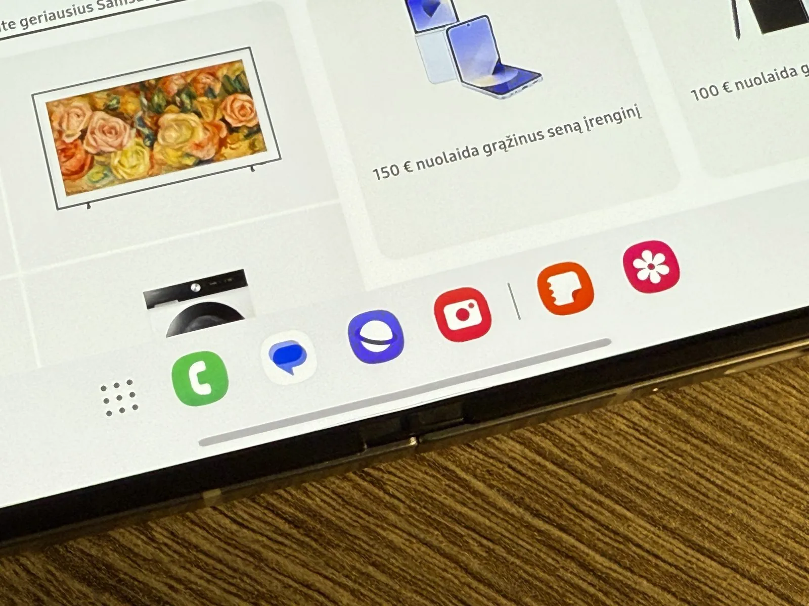 Galaxy Fold6 One UI sąsaja