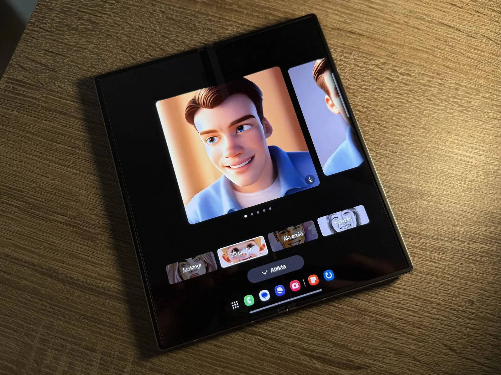 Galaxy Fold6 Photo Assist funkcija