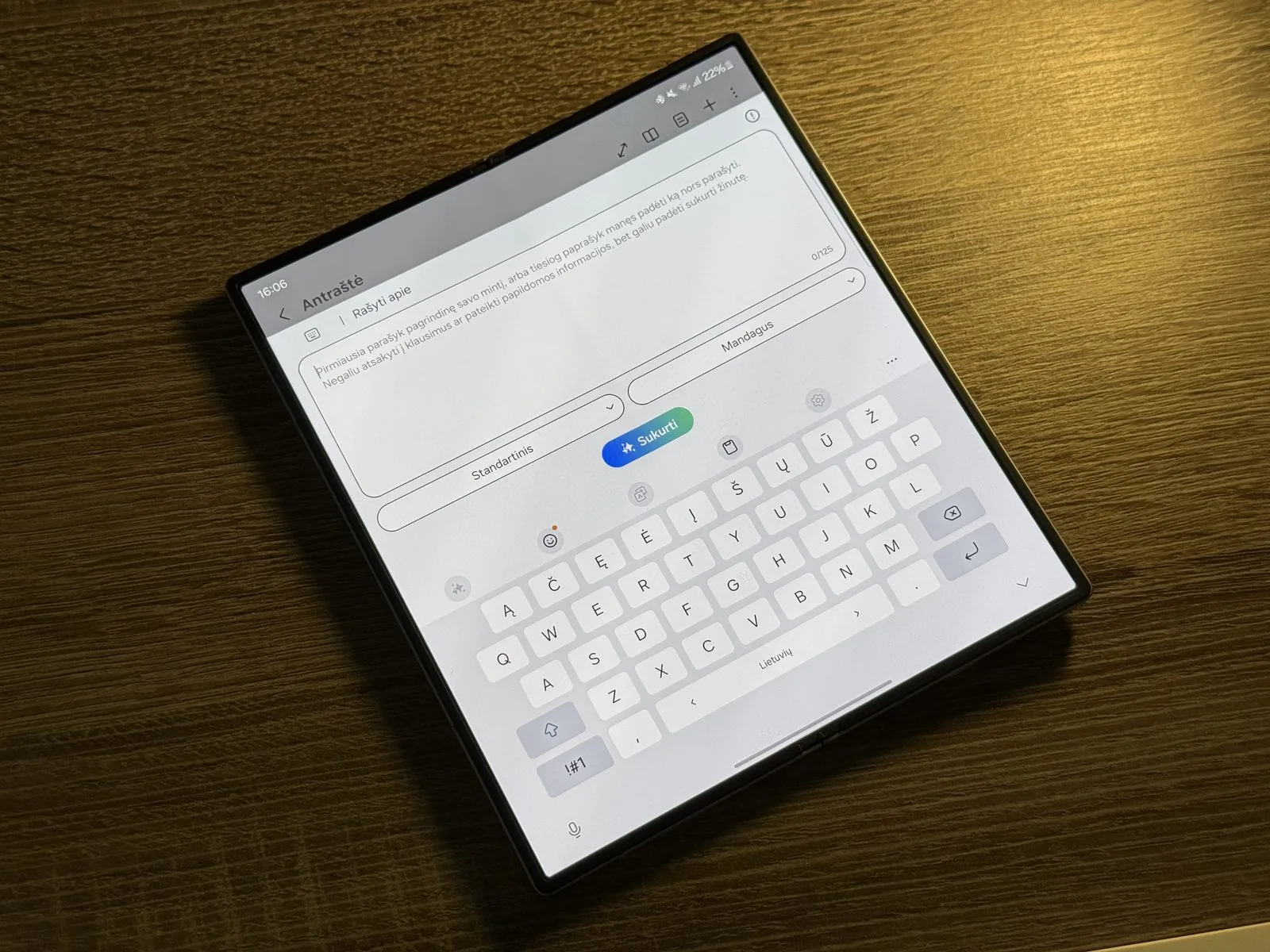 Galaxy Fold6 Composer funkcija