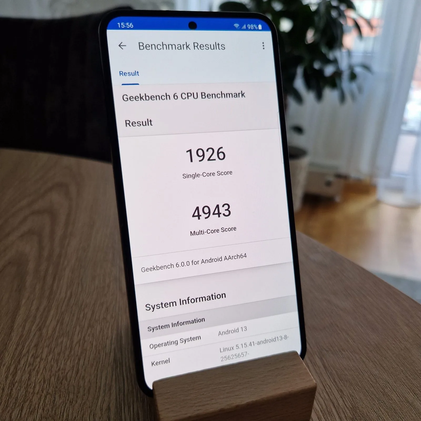 Galaxy S23 Geekbench 6
